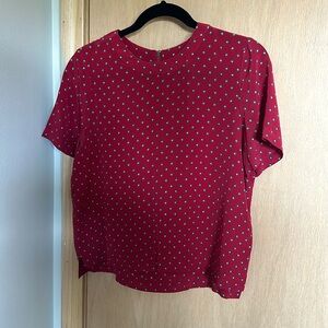 Madewell silk blouse
